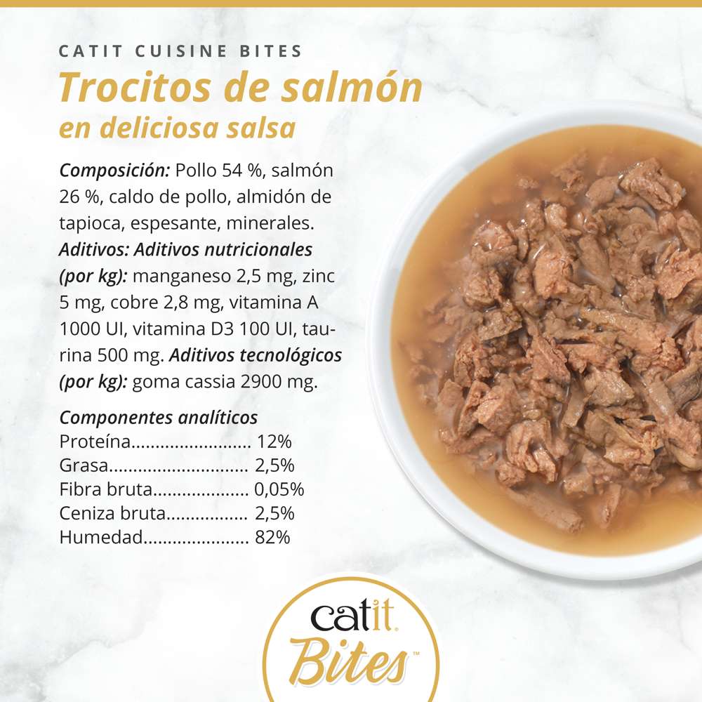 Trocitos de carne en salsa para gatos Catit Cuisine Bites - Image 24