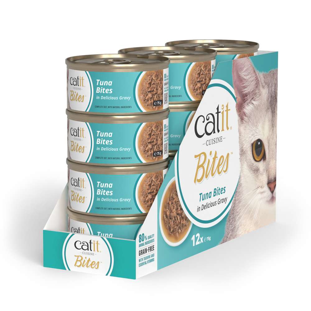 Trocitos de carne en salsa para gatos Catit Cuisine Bites - Image 27