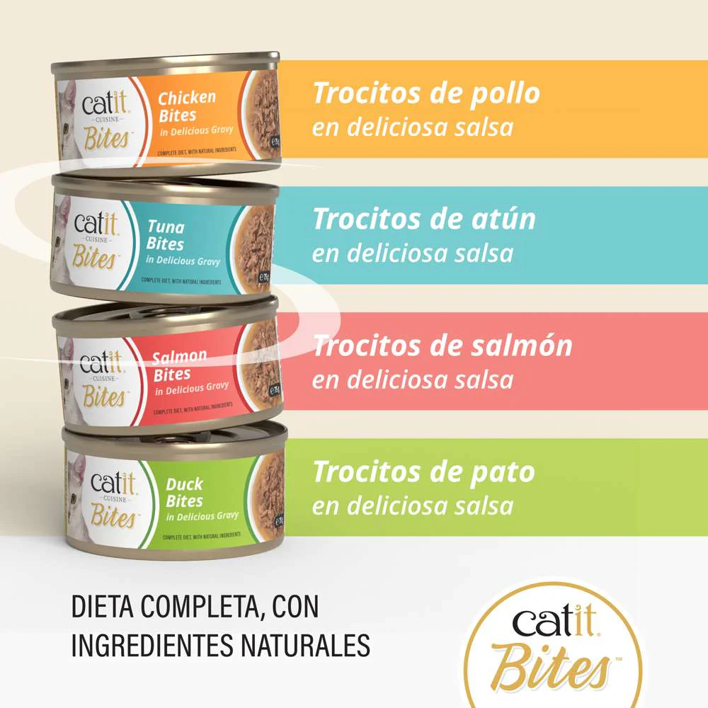 Trocitos de carne en salsa para gatos Catit Cuisine Bites - Image 3